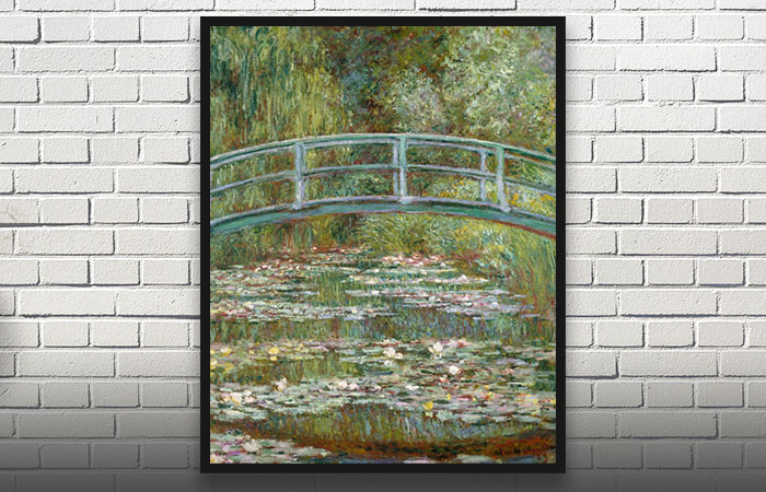 Maleriet Åkandedammen af Claude Monet