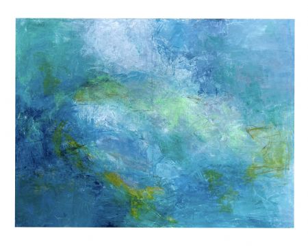 Akryl maleri Silence (2024) af Annette Lyager malet i 2024