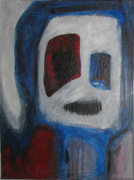 Akryl maleri Depression af Gallerinavn ikke oplyst malet i 2010