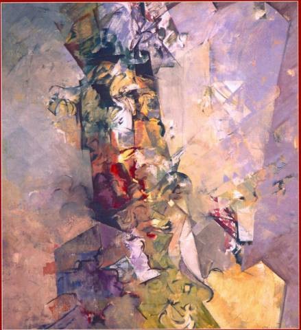 Olie maleri Unavngivet af Hadi malet i 2000