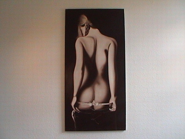  maleri Kvinde Krop af Gallerinavn ikke oplyst malet i 2007