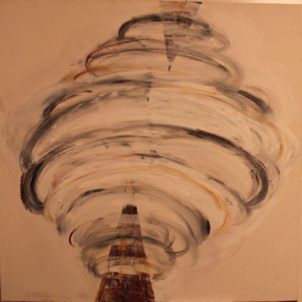 Akryl maleri Hurricane af Kathrine Midtgaard malet i 2011