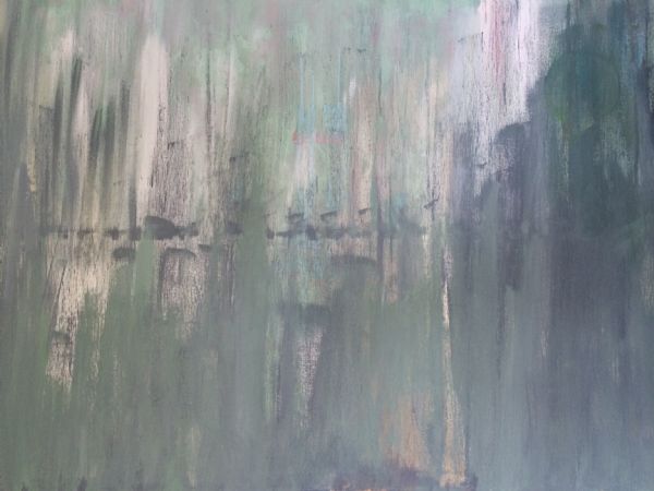 Akryl maleri Blur af NAF malet i 2014