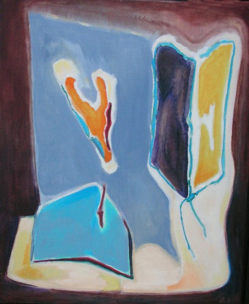 Olie maleri 021 af Anna Marie Carstensen malet i 2003