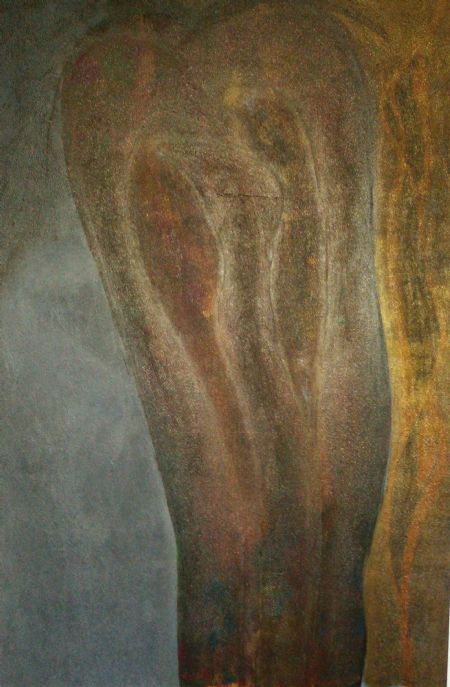 Akryl maleri Treenighed af Susanne birkholm malet i 2017