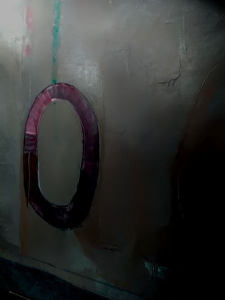 Olie maleri Nothing af Atelier Krohaven KurtEjvind malet i 2019