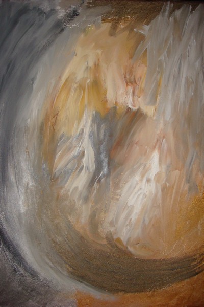 Akryl maleri Sommerblæst af Pia Høj Gydesen malet i 2004
