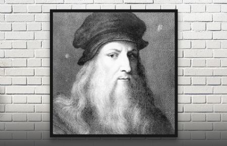 Portæt af Leonardo Da Vinci