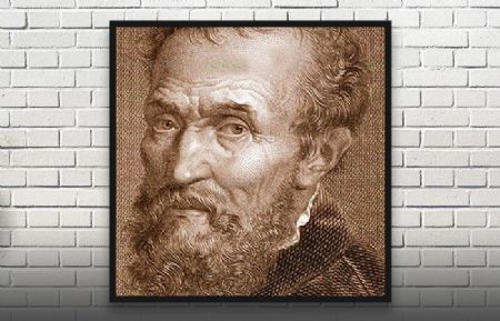 Portræt af kunstmaleren Michelangelo