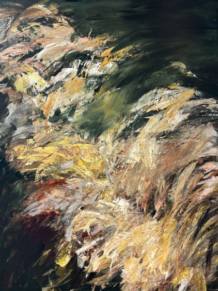 Akryl maleri Green Sea (2024) af Annie Hansen malet i 2024