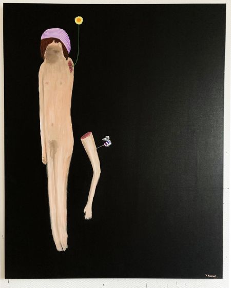 Akryl maleri The Regeneration Of Truth af Brad Mossman malet i 2024