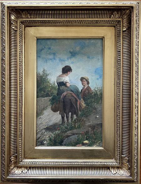 Olie maleri Ukendt af (sælger: Søren Skaarup) malet i 1865