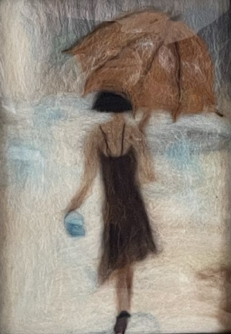  maleri Parisienne af Lis Gaarde-Johansen malet i 2024