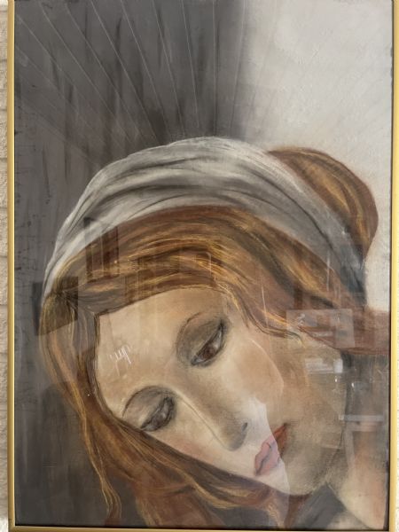  maleri Dame af Kasia Jespersen malet i 2009