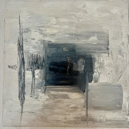 Akryl maleri Tunel af Kasia Jespersen malet i 2008