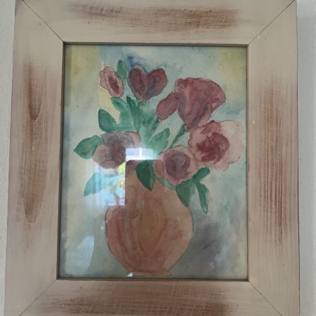 Akvarel maleri Smukke blomsyer af Kasia Jespersen malet i 2009
