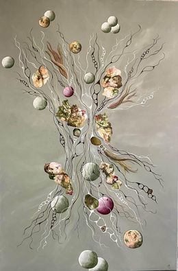 Akryl maleri Touch of Fairytale af Tanya Jensen malet i 2024