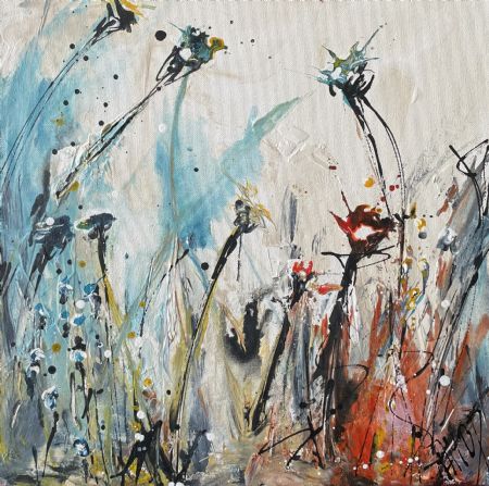 Akryl maleri www.gallerambp.dk (NR69) af ART by AMBP / Anne-Mette Bank Petersen malet i 2024
