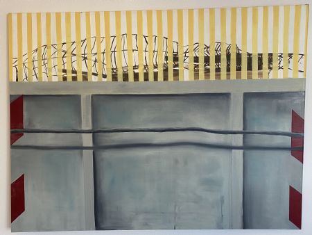 Olie maleri Get-away (1998) af Marie Cathrine  malet i 1998