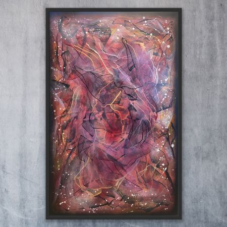 Akryl maleri Untitled (2024) af Homann Art malet i 2024