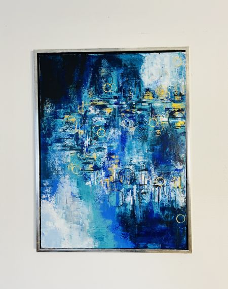  maleri Into the deep blue 1 af Misanie malet i 2025