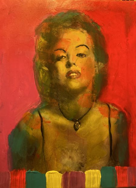 Akryl maleri POP Art. af Henrik Diget Thomsen malet i 2025