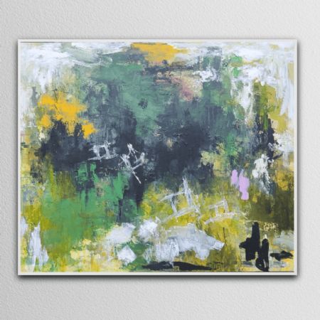 Akryl maleri Light Of The Enchanted Forest af Art by Tenna malet i 2025