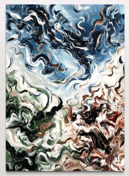 Akryl maleri LOVE LIGHT ENERGY 12 af Art by Jannie Nyegaard malet i 2025