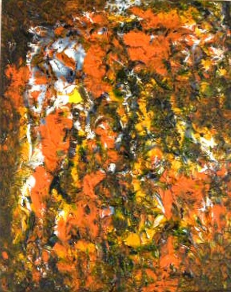 Akryl maleri Nr 180 af conni malet i 2009
