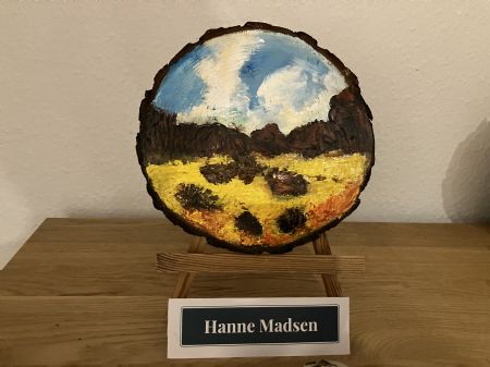 Akryl maleri Glæden i Naturen af Hanne Madsen malet i 2025