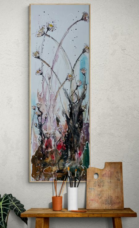 Akryl maleri GalleriAMBP (nr. 15) af ART by AMBP / Anne-Mette Bank Petersen malet i 2025