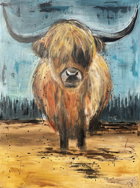 Akryl maleri GalleriAMBP (Nr. 78) af ART by AMBP / Anne-Mette Bank Petersen malet i 2024