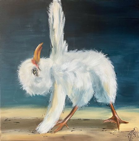 Akryl maleri GalleriAMBP (Nr. 86) af ART by AMBP / Anne-Mette Bank Petersen malet i 2025