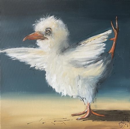 Akryl maleri GalleriAMBP (Nr. 87) af ART by AMBP / Anne-Mette Bank Petersen malet i 2025