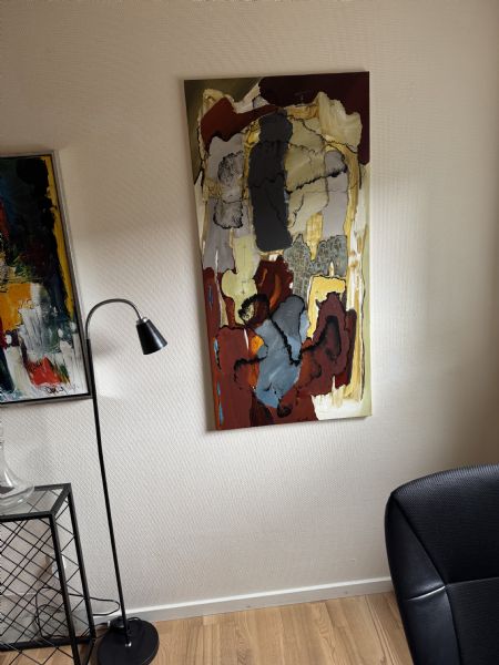 Akryl maleri Af Morten Abild af Carl J Jensen malet i 2009