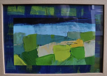 Akryl maleri Natur af Jørgen Jungersted malet i 2025