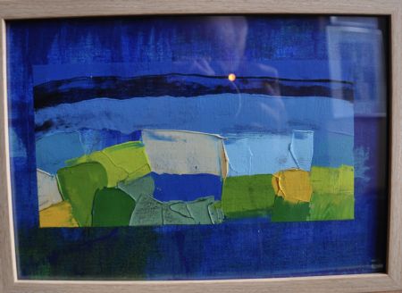 Akryl maleri Natur af Jørgen Jungersted malet i 2025