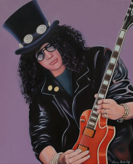 Olie maleri Unavngivet af Tony Breving malet i 2025