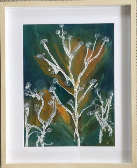 Akryl maleri Nr 249 af Anette Bangsgaard malet i 2022