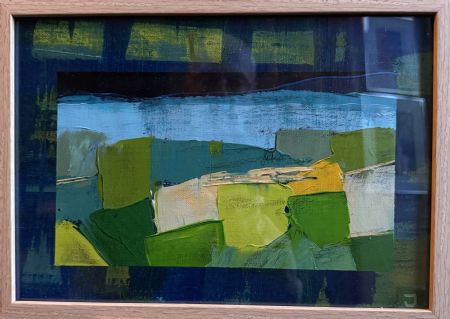 Akryl maleri landskab af Jørgen Jungersted malet i 2025