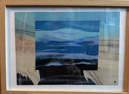 Akryl maleri Landskab af Jørgen Jungersted malet i 2025