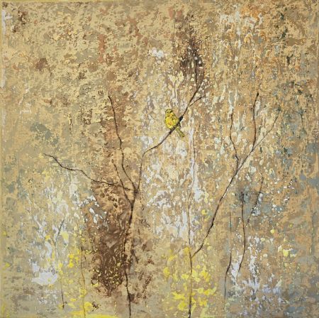 Akryl maleri The Hidden Song af Zala A malet i 2025