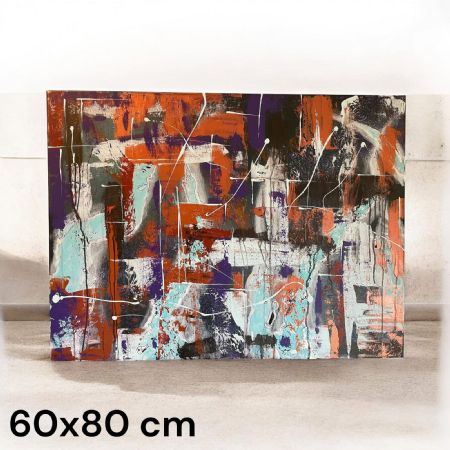 Akryl maleri “Whispers of Earth “ “Jordens hvisken” af Anna Grethe Søgaard malet i 2025