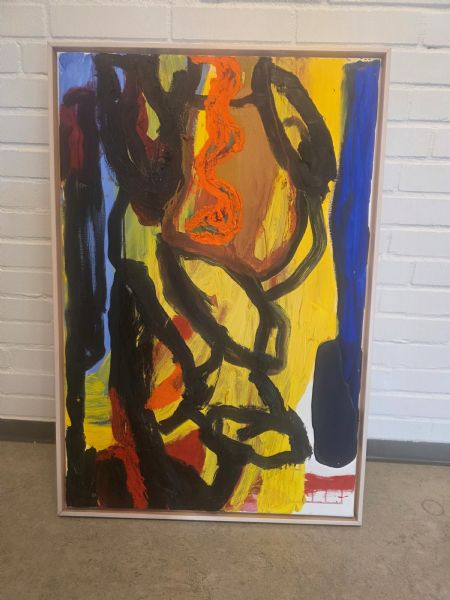 Olie maleri Maria II af Lars Boll malet i 2008