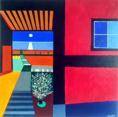 Akryl maleri Nr. 4803 BORNHOLM af Søren Kent malet i 2024