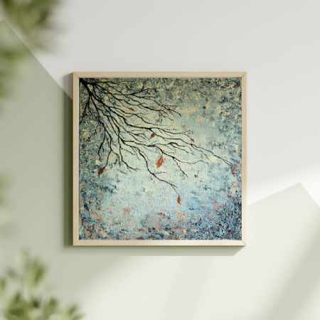 Akryl maleri Branches of Stillness af Zala A malet i 2025
