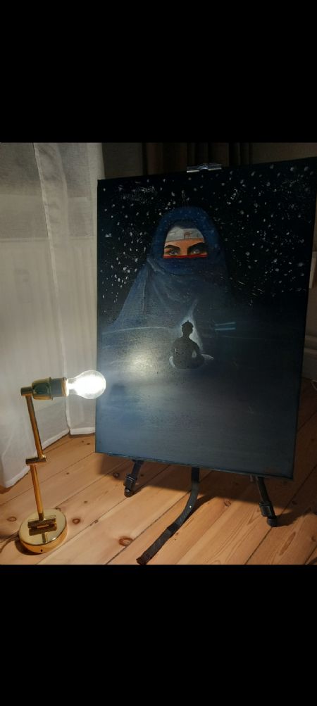 Akryl maleri Akrylmaleri af Madalina Alexandra malet i 2025