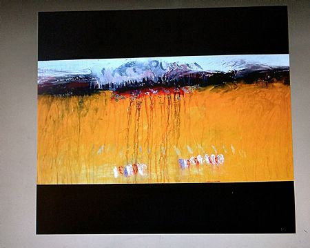 Akryl maleri VISION af Jorgen Rosengaard malet i 2024