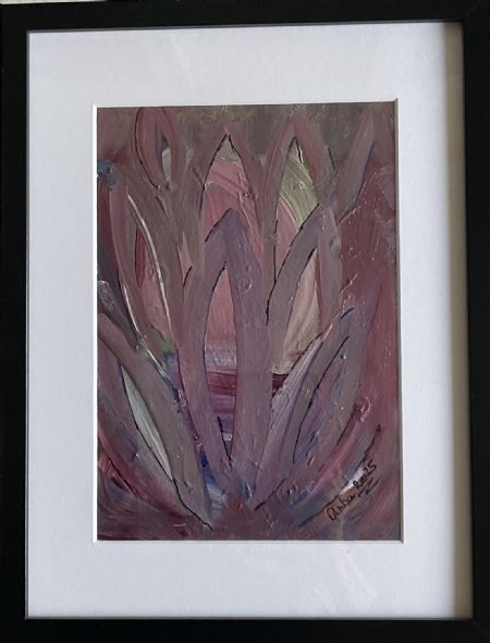 Akryl maleri Nr. 308  “Harmoni” af Anette Bangsgaard malet i 2025