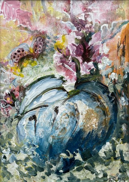 Akryl maleri Naturens værk af Bettina Svejsø malet i 2025